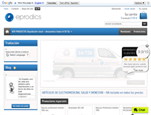 Tablet Screenshot of eprodics.com